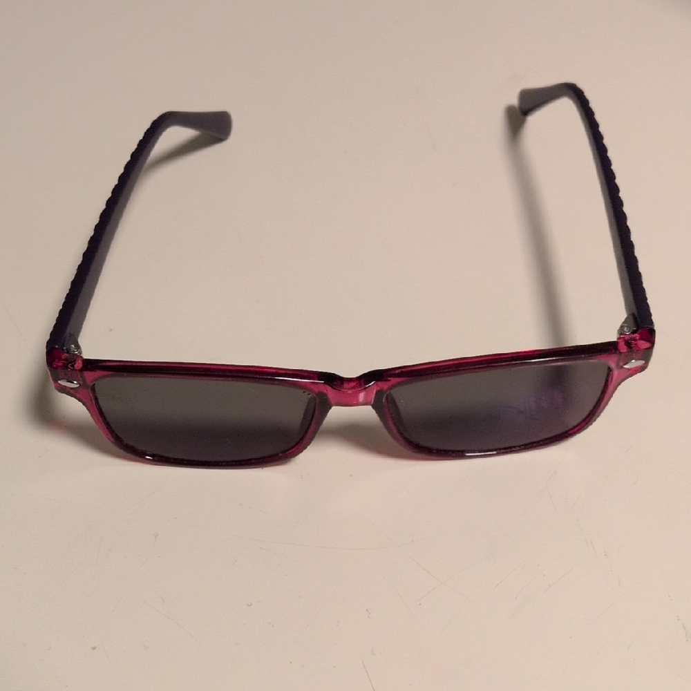Zenni Purple and Pink Sunglasses With‎ Dark Lenses